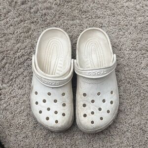 CROCS Kids Slip-On Sandals - Cream